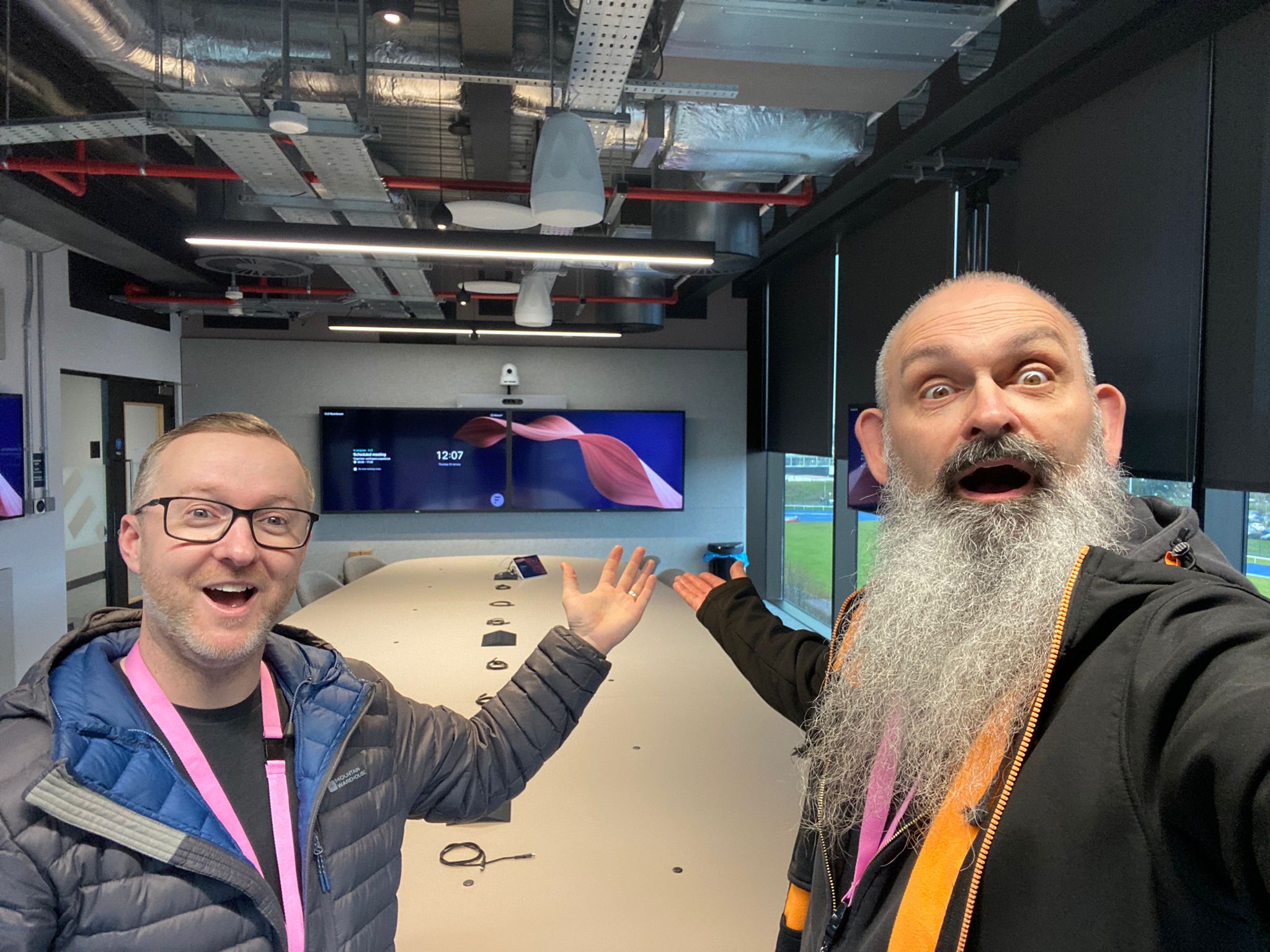 Dean and John at Flutter Entertainment, Dublin